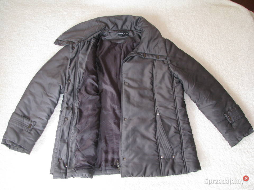 Eleganckosportowa ciepła kurtka damska oliwkowa Zimowa