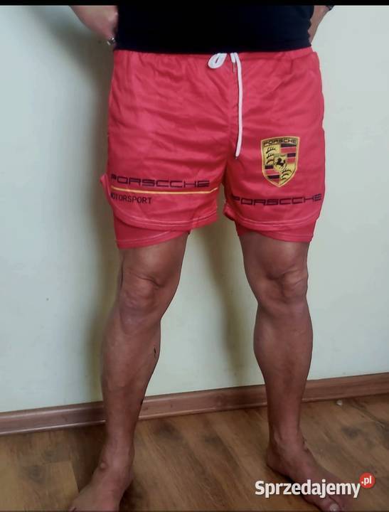 Spodenki męskie podwójne Porsche sprzedam