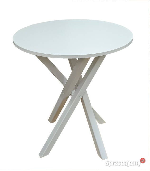 STÓŁ FI 60 OKRĄGŁY BIAŁY STOLIK ŁAWA PODSTAWA warmińsko-mazurskie Tołkiny