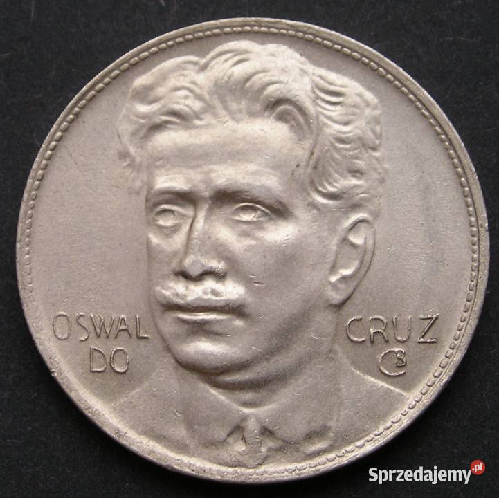 BRAZYLIA 400 REIS 1937 OSWALDO CRUZ STAN 12 Łódź