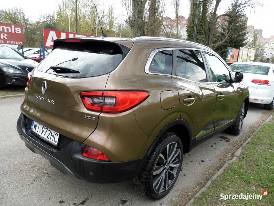 Renault Kadjar 16 salon polska 4x4 Navi I 2015 ESP Łódź