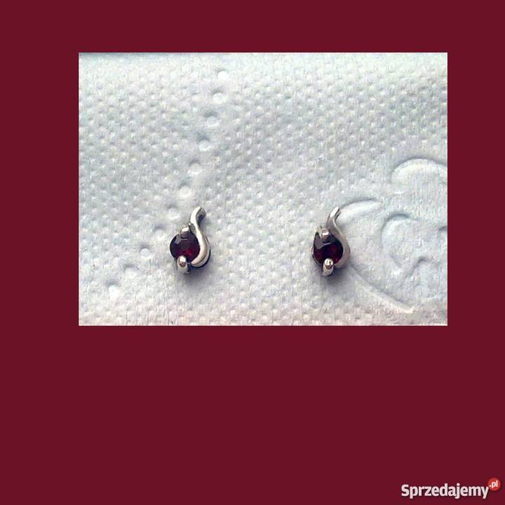 Srebrne kolczyki Kamienie jubilerskie Warszawa