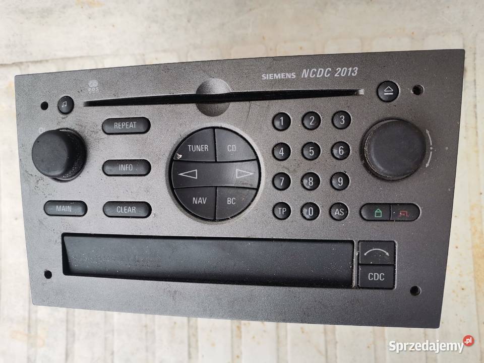 Radio samochodowe siemens NCDC 2013 opel vectra Gubin