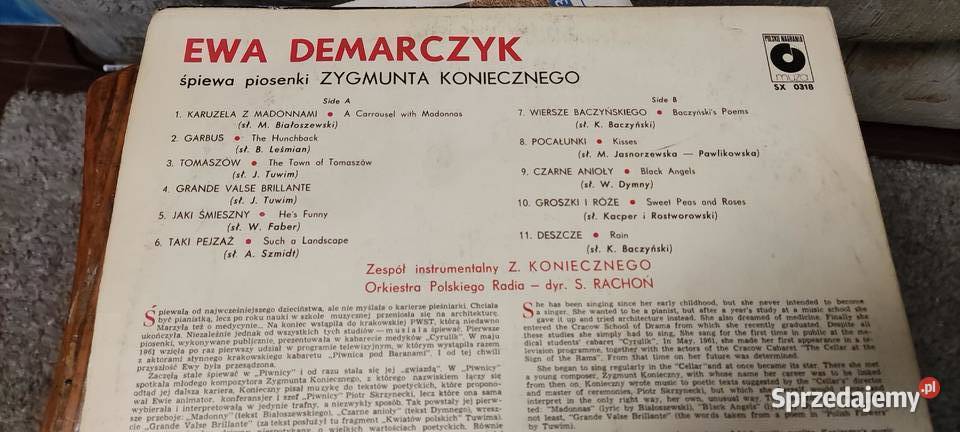 Ewa Demarczyk Śpiewa Piosenki Zygmunta pop śląskie Gliwice