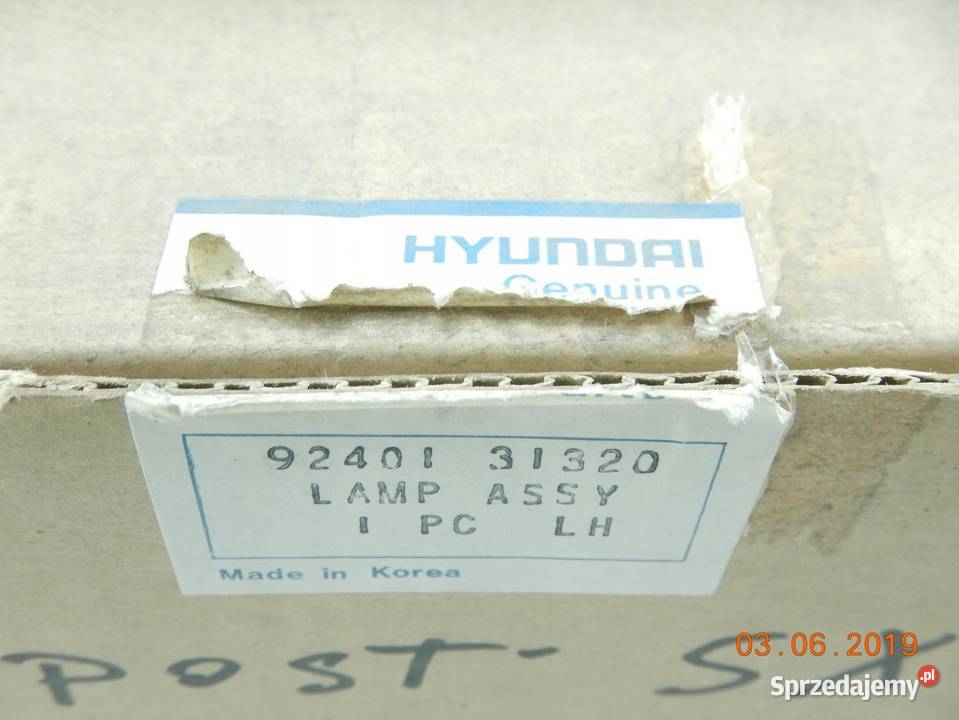 LAMPA LEWY TYŁ HYUNDAI STELLAR 8588 ORYGINAŁ ASO