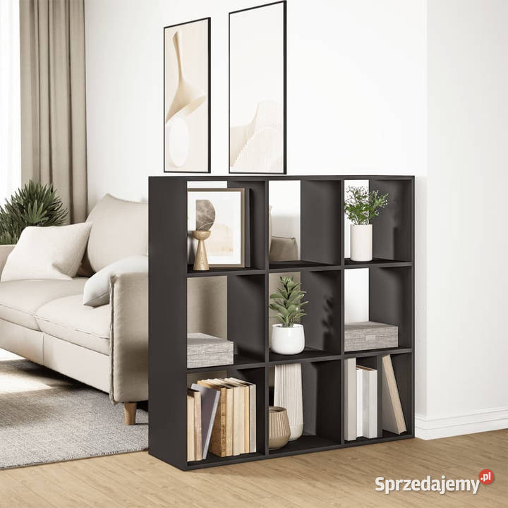 Regał przegroda czarny 102x29x1035 WM858040 Warszawa