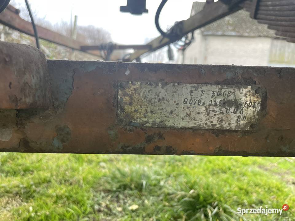 Rolnicza przyczepa sztywna niemiecka mazowieckie Długowola Pierwsza