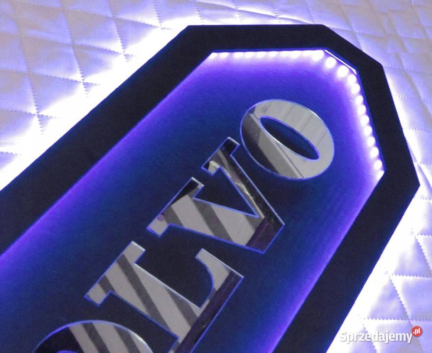 Tablica LED VOLVO RGB 98x28 podświetlana Kobierno