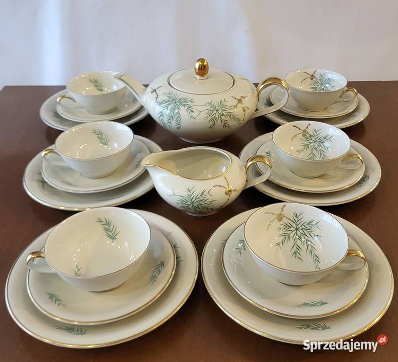 MitterteichBawaria serwis do herbaty 6 osób Porcelana i szkło Szczecin