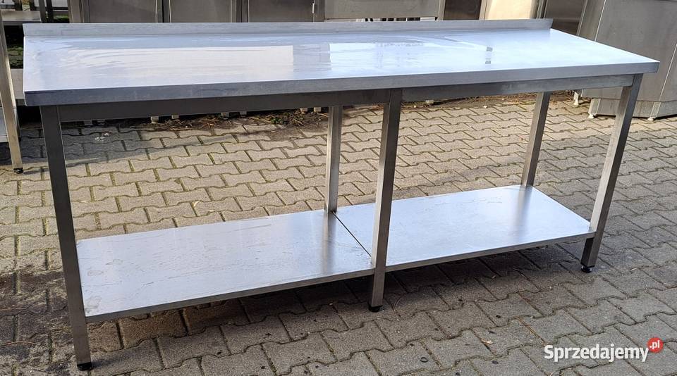 STÓŁ GASTRO Z PÓŁKĄ WZMACNIANY 2006085 M1254N Nowe Skalmierzyce