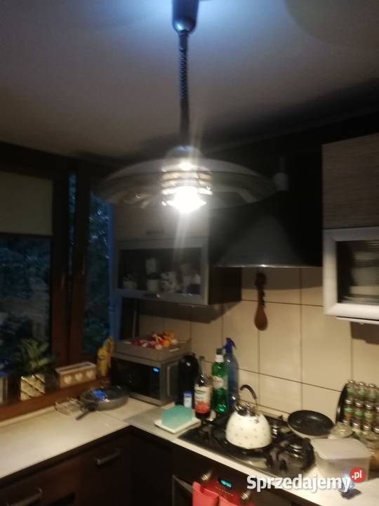 Lampa wisząca z przezroczystym kloszem do kuchni Wrocław