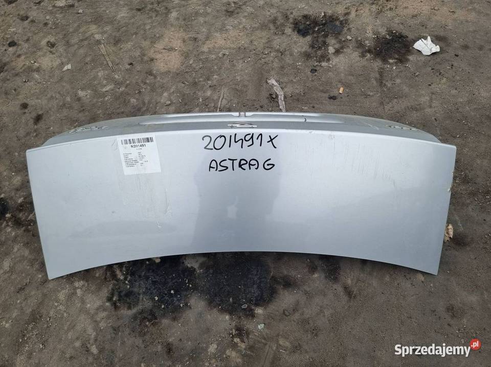KLAPA OPEL ASTRA G 82L osobowe kujawsko-pomorskie