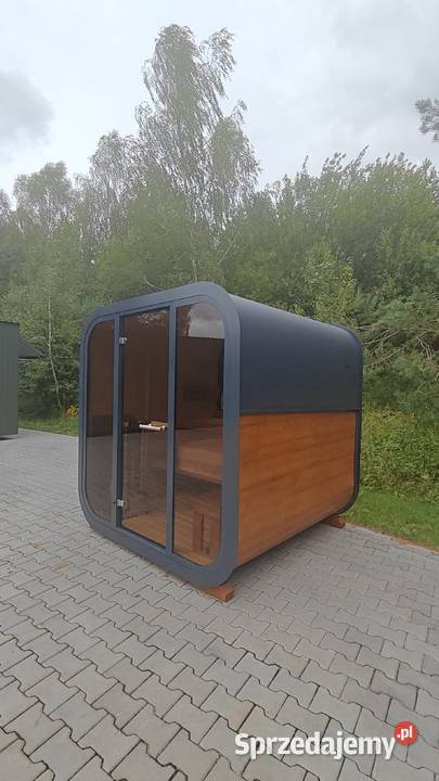 Sauna Ogrodowa RUBIK 2x2m piec elektryczny