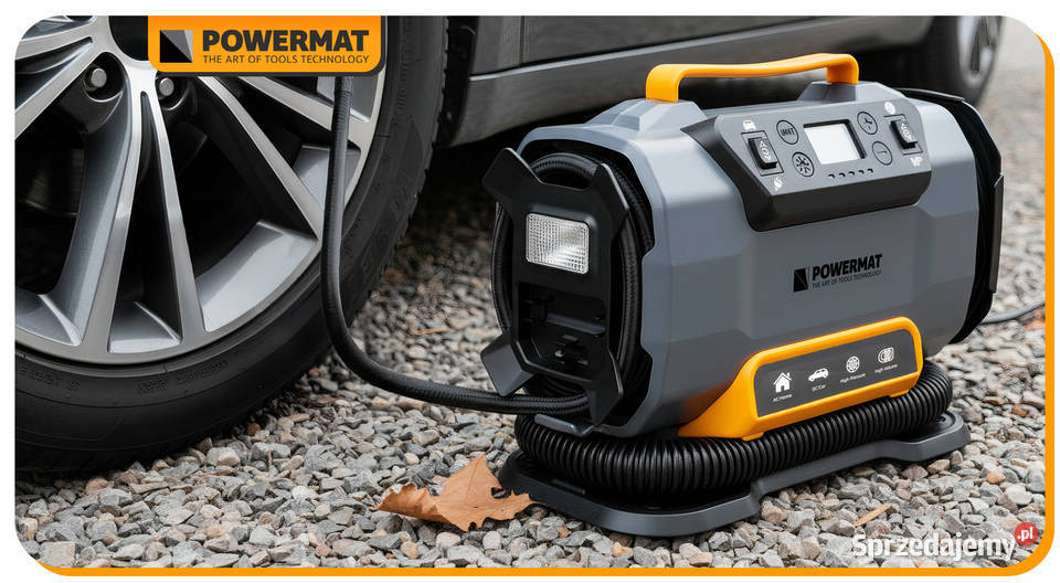 kompresor samochodowy 12v 230v pompka 10 bar śląskie