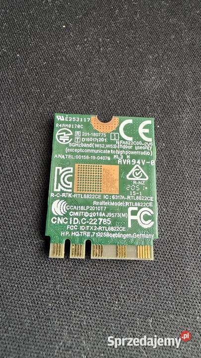 Karta WiFi i Bluetooth Bytom