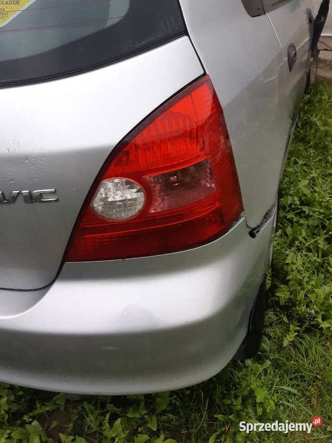 Honda civic 7 lampa maska zderzak szyba silnik