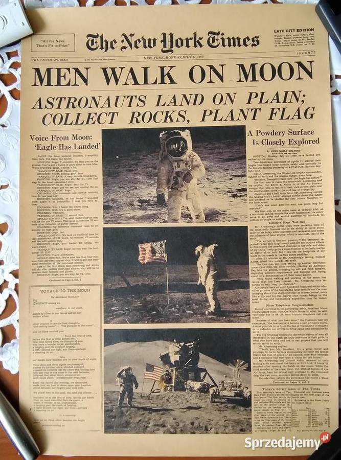 Obraz lądowanie na księżycu Żory