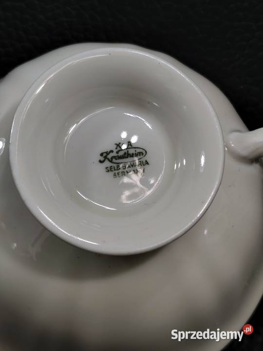 Elegancka Filiżanka Porcelanowa Krautheim Selb Poddębice sprzedam