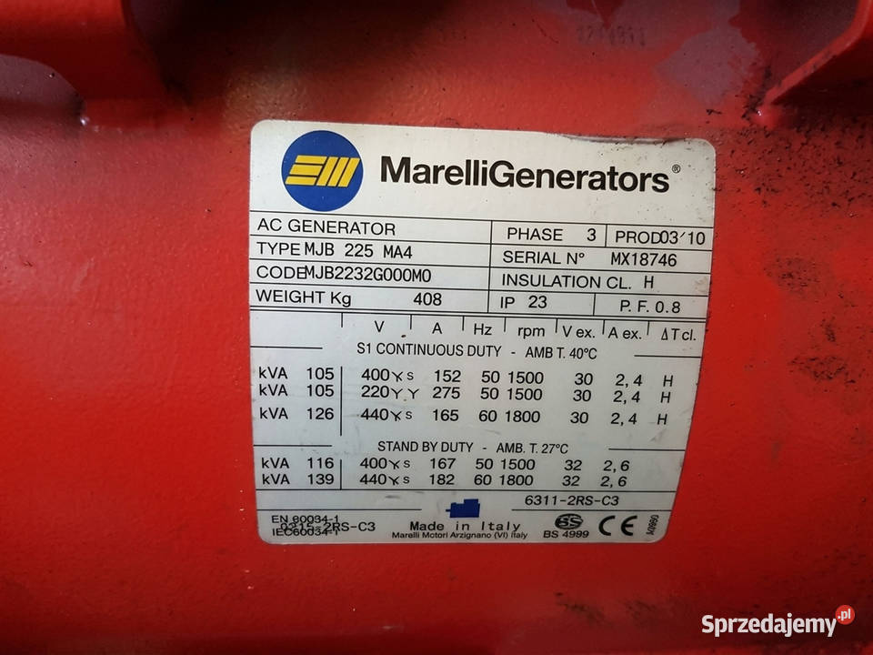 Agregat Kogeneracyjny CHP UPB Energy 105 kVA Radomsko