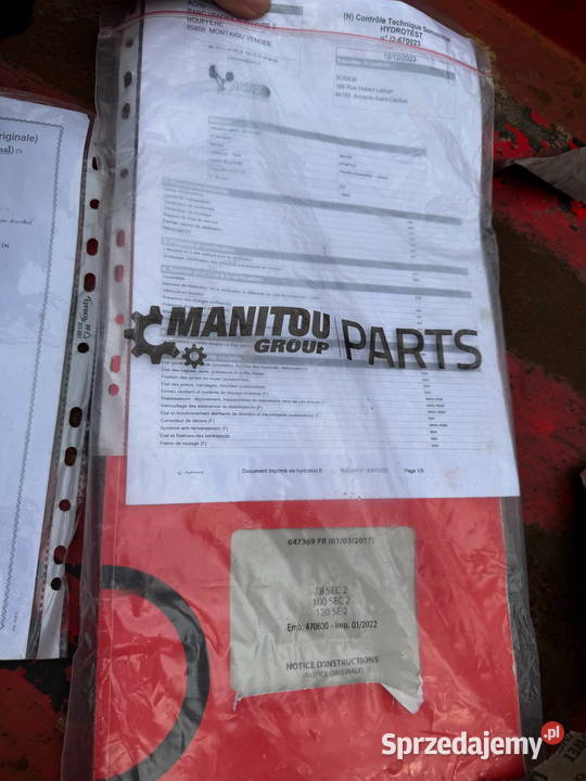 zwyżka podnośnik nożycowy MANITOU 100SEC 10m nie Działoszyn sprzedam