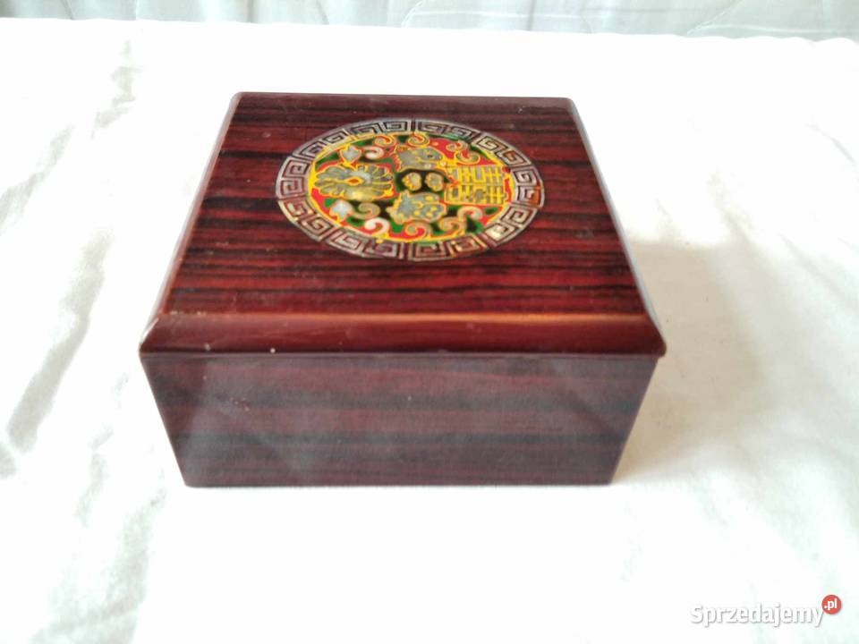 szkatułka na biżuterię egzotyczne drewno masa pomorskie Gdańsk