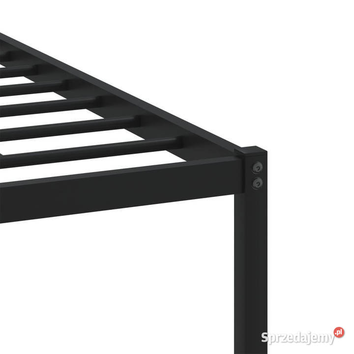 Łóżko Czarne Metalowe Rama Łóżka Metalowa Ze 91cm mazowieckie