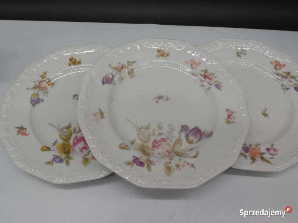 Zestaw 3 Talerzy ROSENTHAL MARIA Sommerstrauss Raszków