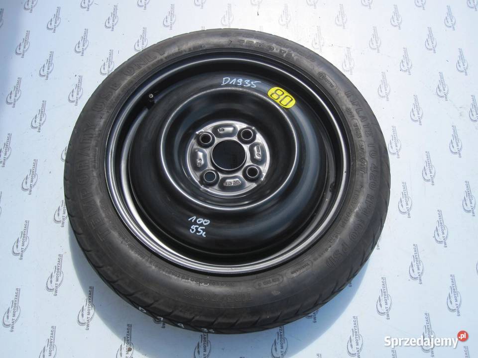 NISSAN koło dojazdowe 1257015 95M 4x100 ET39 Koła dojazdowe