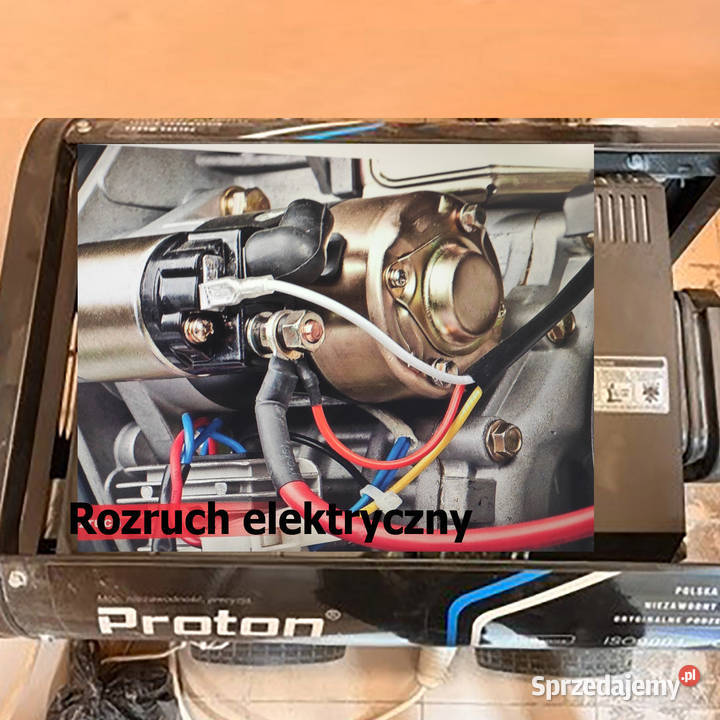 Generator PROTON 1 Plus diesel 62 kW AC 230 V12V Rąbień