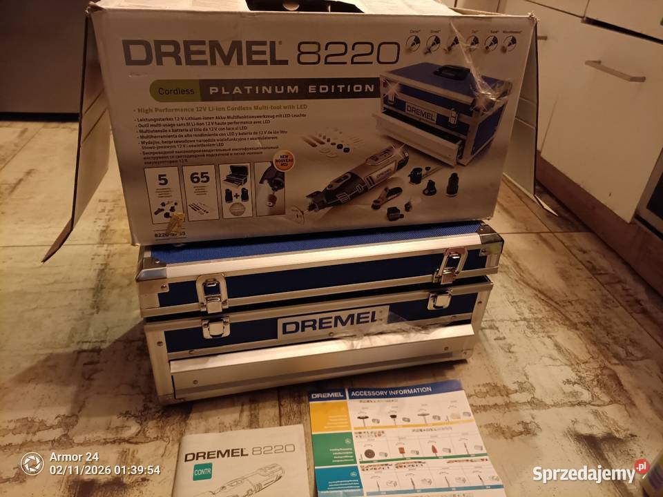 Dremel 8220 multi szlifierka plus walizka nowe Krze Duże