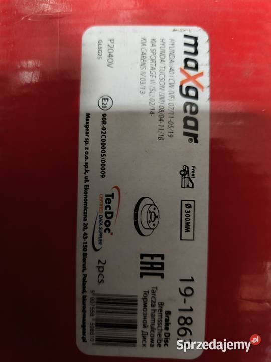 HYUNDAI I40 16 i 20 klocki i tarcze hamulcowe Strzelce Opolskie