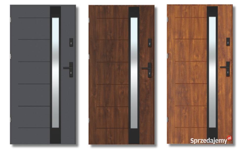 Drzwi Zewnętrzne 70 THERMO BERNO NERO Częstochowa