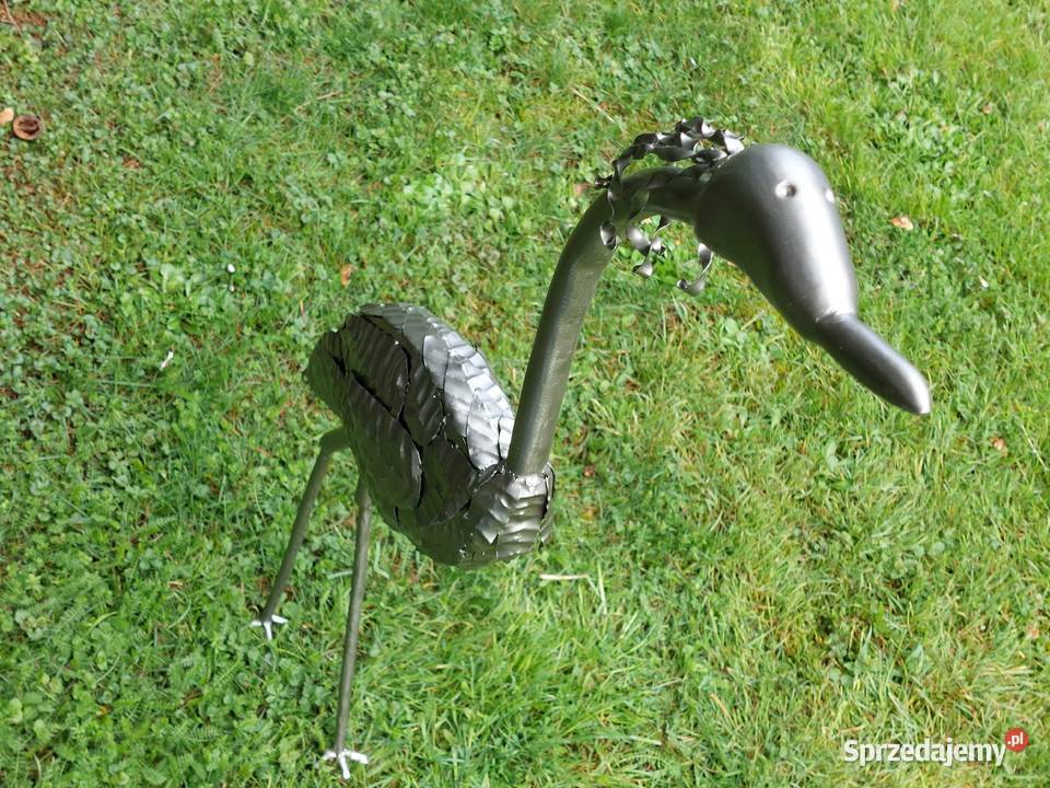 Stalowa figura dekoracyjna stalowy ptak Pozostałe Wrocław