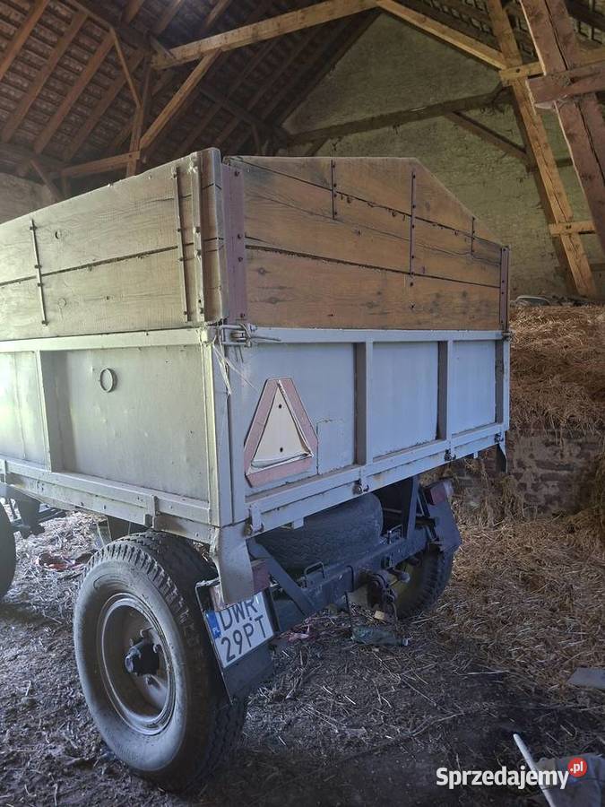 Przyczepa d47 wywrotka zarejestrowana dolnośląskie Wilczków