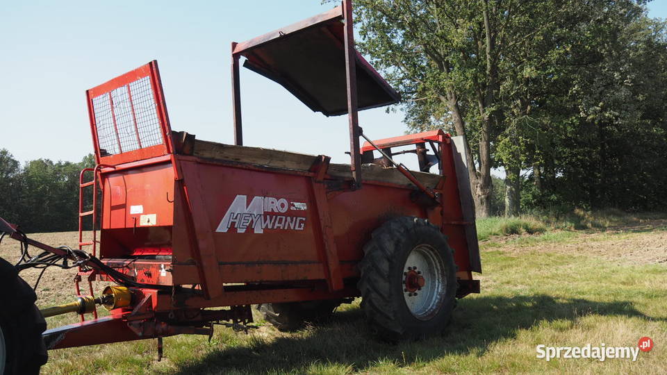 Rozrzutnik Miro Heywang 7 ton Nawożenie dolnośląskie Gościszów sprzedam