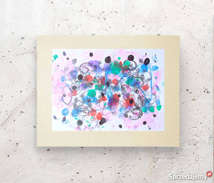 nowoczesna dekoracja abstrakcyjna grafika