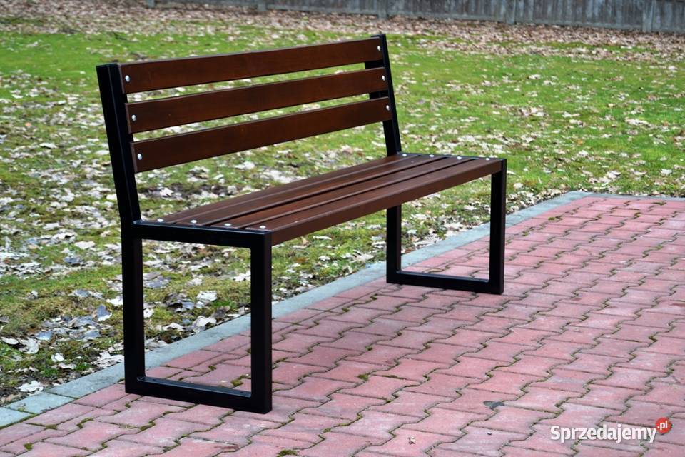 Ławka metalowa miejska ogrodowa drewniana Rzeszów sprzedam