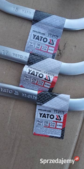 Yato zestaw 5 kluczy oczkowych C wygiętych Bychawa