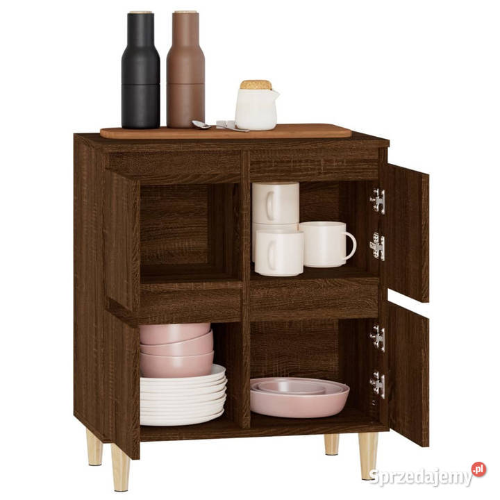 Komoda brązowy dąb 60x35x70 materiał Warszawa