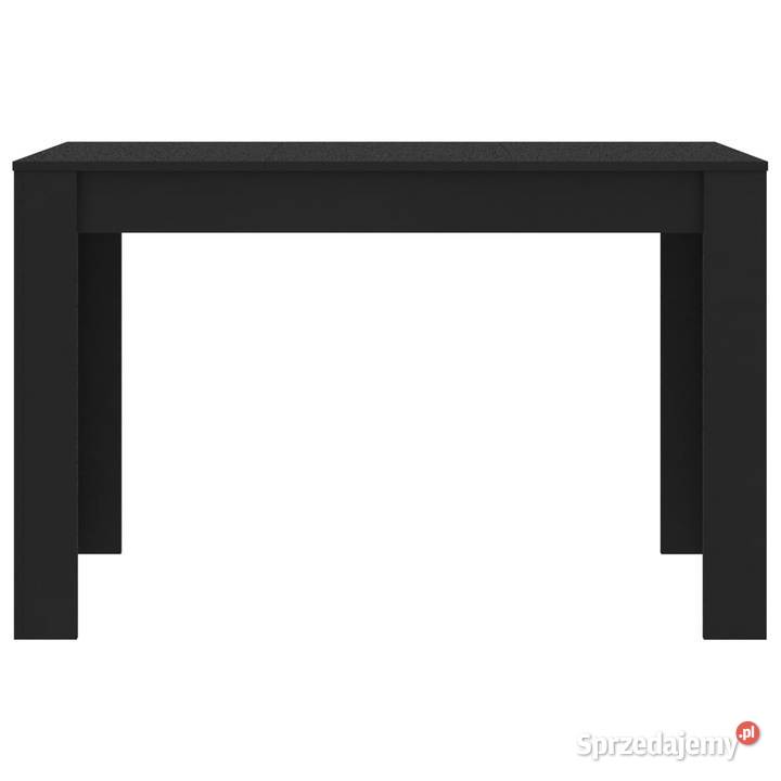 Stół jadalniany czarny 120x60x76 materiał Warszawa