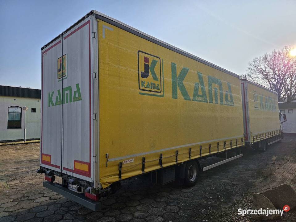 Przyczepa ciężarowa tandemowa Plandex burtowe Dębno