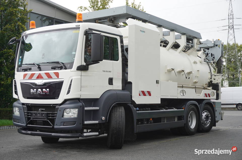 MAN TGS 26360 E6 Zabudowa WUKO Rivard 18 m3 90 2 kamera cofania Kraków
