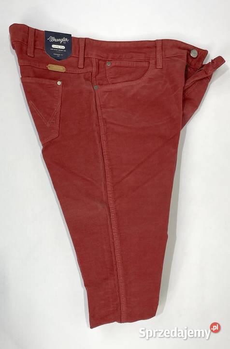 Spodnie damskie Wrangler Courtney Skinny czerwony Opole