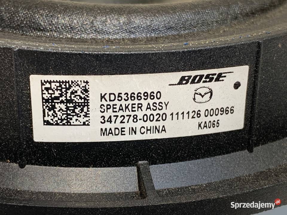 GŁOŚNIK DRZWI TYŁ LEWY MAZDA CX5 KD5366960 SUV