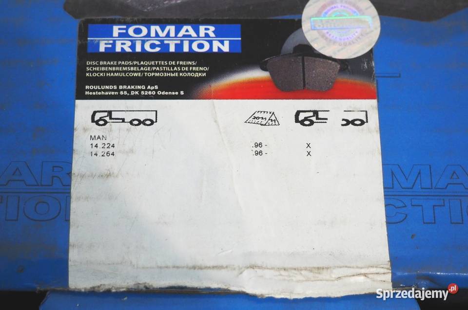 Klocki hamulcowe WVA 29096