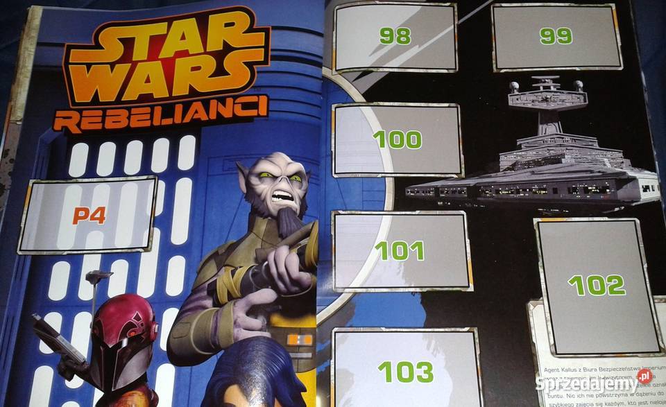 Star Wars Rebelianci Topps Album na naklejki Chełm