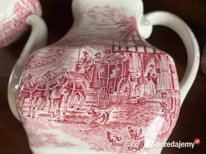 Dzbanek Wedgwood Dickens Coaching Days England Porcelana i szkło pomorskie Gdańsk