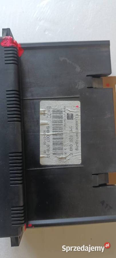 Panel klimatyzacji seat toledo2 Części samochodowe Gostchorz sprzedam