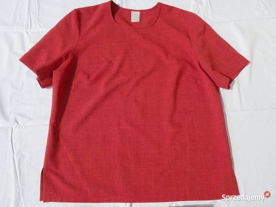 Komplet Garsonka Bluzka Spódnica Koralowa 44 46 małopolskie Nowy Sącz