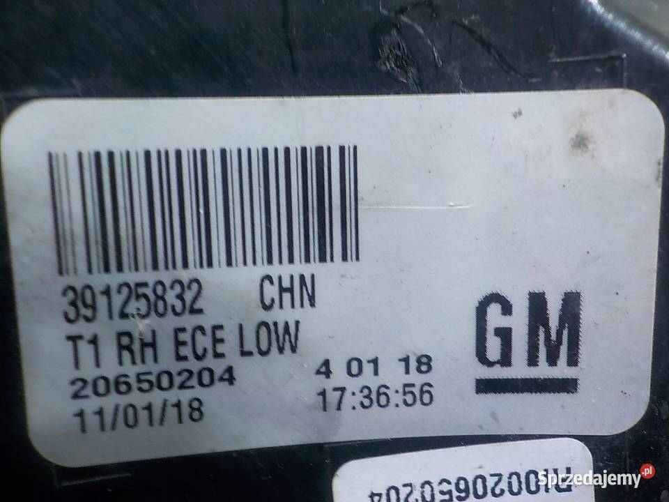 OPEL INSIGNIA B 16 CDTI 18r lampa prawa tyl Suków